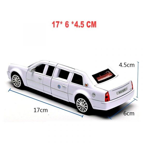 132 Cadillac One The Beast Presidential Limousine Pull Back Diecast Model Car 292803441192 7
