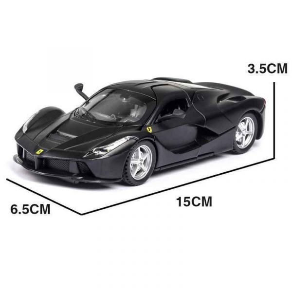 132 Ferrari LaFerrari Diecast Model Cars Pull Back Light Toy Gifts For Kids 295006437402 4