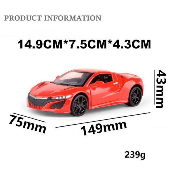 132 Honda Acura NSX NC1 Diecast Model Car Toy Gifts For Kids Collectors 293406194532 5