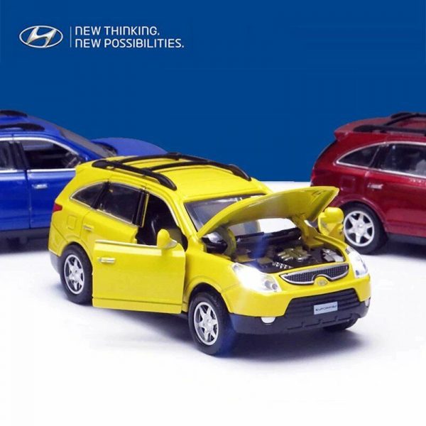 132 Hyundai Veracruz Diecast Model Cars Pull Back Light Toy Gifts For Kids 293605153732 8