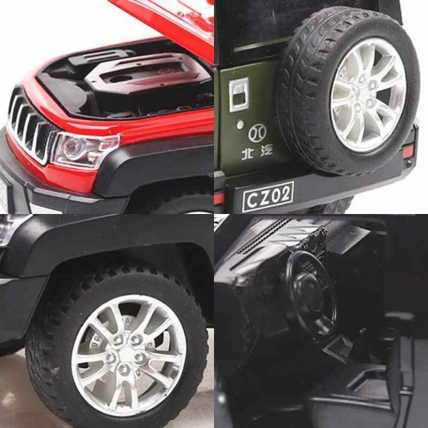 132 Jeep Beijing BJ40 Diecast Model Cars Pull Back Alloy Toy Gifts For Kids 293369092852 3