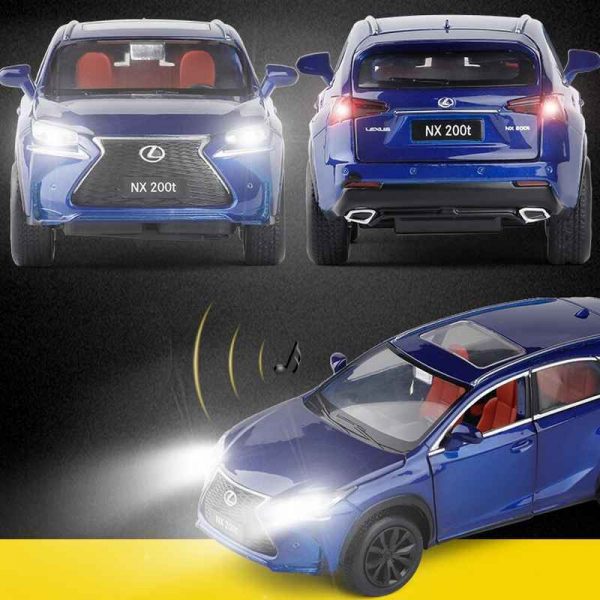 132 Lexus NX200T Diecast Model Cars Pull Back Light Sound Toy Gifts For Kids 293369123612 2