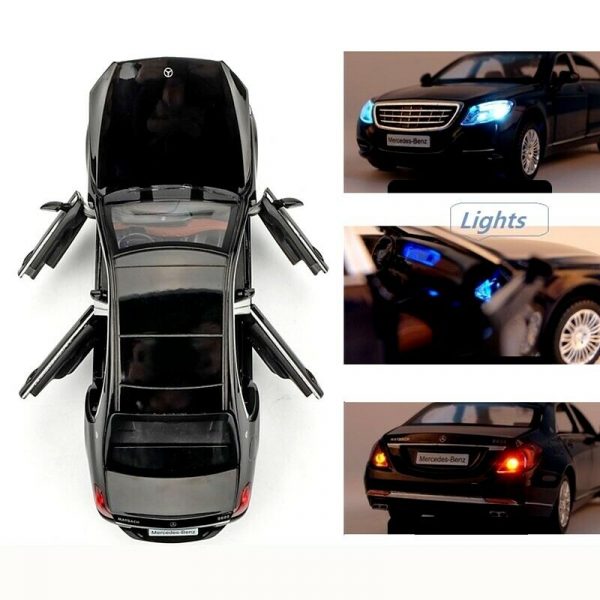 132 Mercedes Maybach S600 W222 Diecast Model Cars Pull Back Toy Gift For Kids 293118391492 4