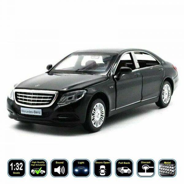 132 Mercedes Maybach S600 W222 Diecast Model Cars Pull Back Toy Gift For Kids 293118391492