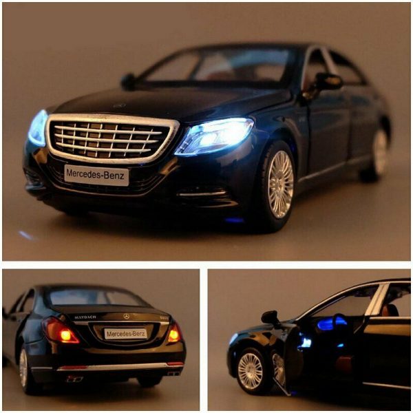132 Mercedes Maybach S600 W222 Diecast Model Cars Pull Back Toy Gift For Kids 293118391492 9
