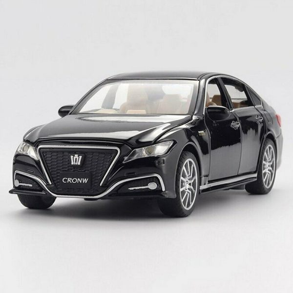 132 Toyota Crown Diecast Model Cars Pull Back Light Sound Toy Gifts For Kids 294864385592 8