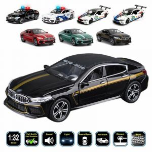 1:32 BMW M8 / Manhart MH8 800 Diecast Model Cars Pull Back & Toy Gifts For Kids