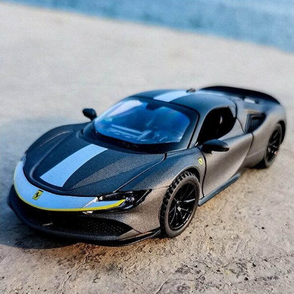 132 Ferrari SF90 Stradale Diecast Model Cars High Simulation Toy Gifts For Kids 295006455863 7
