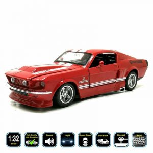 1:32 Ford Mustang Shelby GT500 (1967) Diecast Model Car & Toy Gifts For Kids