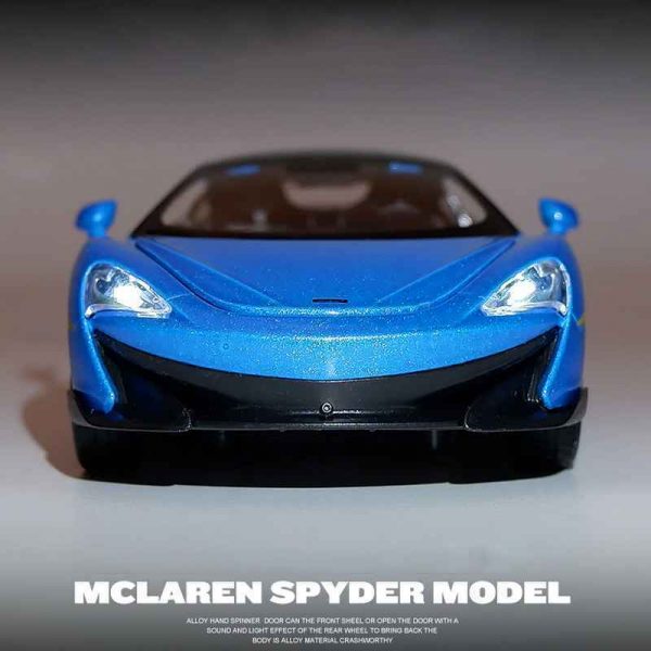 132 McLaren 600LT Diecast Model Cars Pull Back Light Sound Toy Gifts For Kids 294969298803 4
