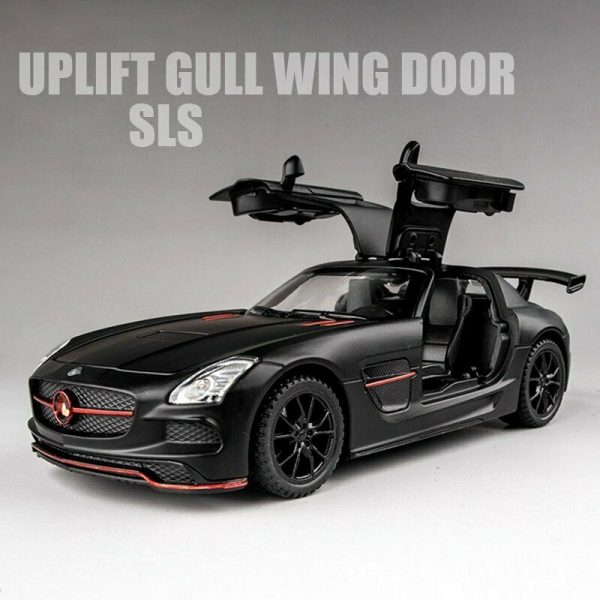 132 Mercedes Benz SLS AMG Diecast Model Cars Pull Back Alloy Toy Gifts For Kids 294862073013 3