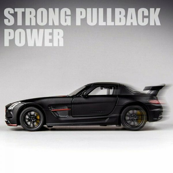 132 Mercedes Benz SLS AMG Diecast Model Cars Pull Back Alloy Toy Gifts For Kids 294862073013 5