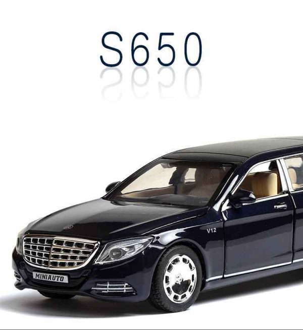 132 Mercedes Maybach S650 W222 Diecast Model Cars Pull Back Toy Gift For Kids 293310132723 2
