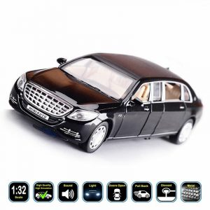 1:32 Mercedes-Maybach S650 (W222) Diecast Model Cars Pull Back Toy Gift For Kids
