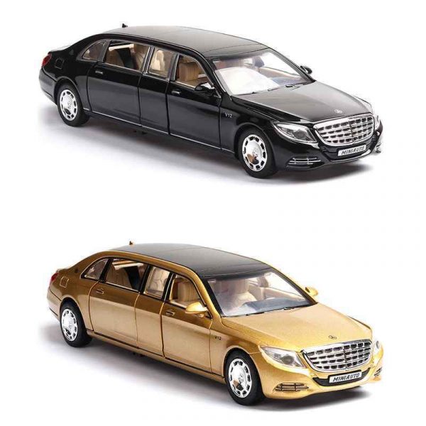132 Mercedes Maybach S650 W222 Diecast Model Cars Pull Back Toy Gift For Kids 293310132723 8