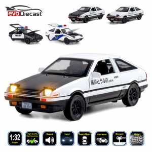 1:32 Toyota Sprinter Trueno AE86 Diecast Model Cars Alloy & Toy Gifts For Kids