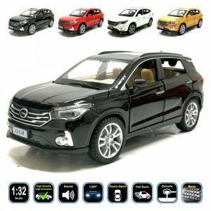 1:32 Trumpchi GS4 Diecast Model Cars Light & Sound Pull Back Toy Gifts For Kids