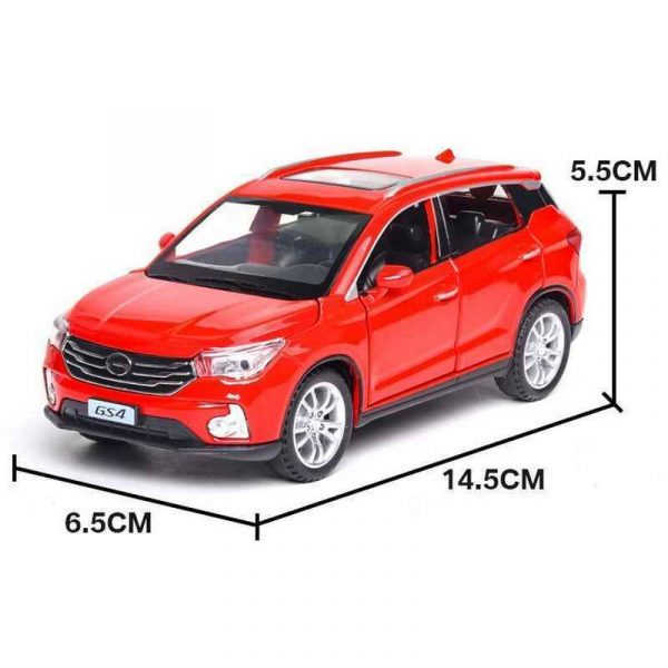 132 Trumpchi GS4 Diecast Model Cars Light Sound Pull Back Toy Gifts For Kids 293605283513 4