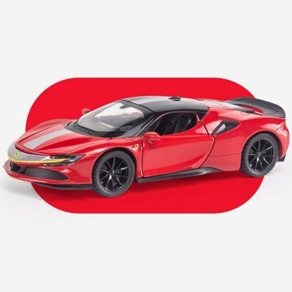 Variation of 132 Ferrari SF90 Stradale Diecast Model Cars High Simulation Toy Gifts For Kids 295006455863 9d43