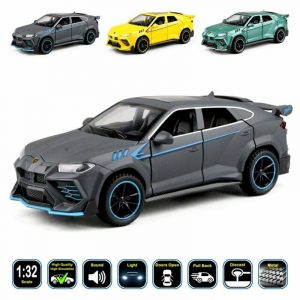 1:32 Lamborghini Urus "Bison" Diecast Model Cars & Pull Back Toy Gifts For Kids
