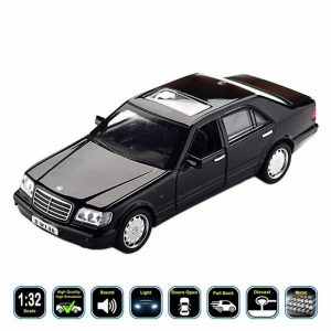 1:32 Mercedes-Benz S-Class (W140) Diecast Model Cars Pull Back Toy Gift For Kids
