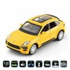 132 Porsche Macan Diecast Model Cars Pull Back Light Sound Toy Gifts For Kids 293123090054