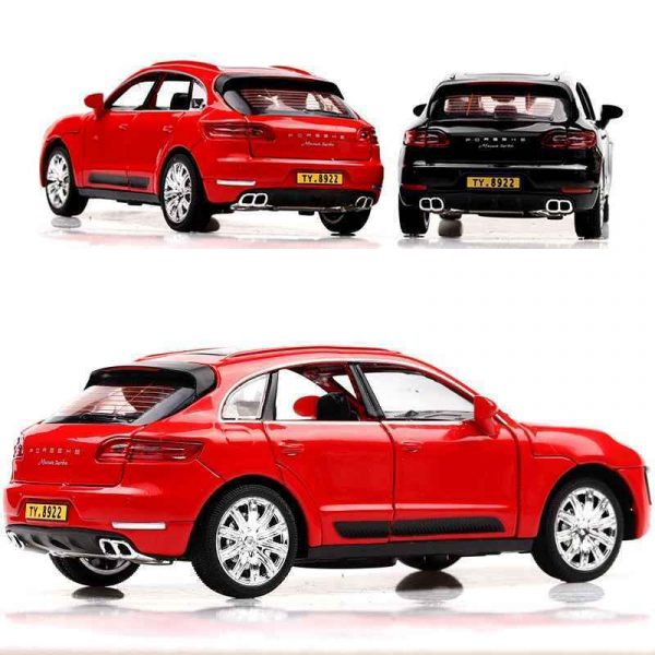 132 Porsche Macan Diecast Model Cars Pull Back Light Sound Toy Gifts For Kids 293123090054 2