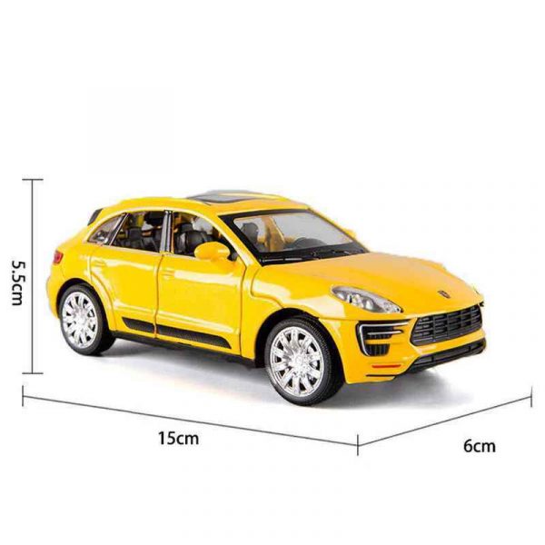 132 Porsche Macan Diecast Model Cars Pull Back Light Sound Toy Gifts For Kids 293123090054 3
