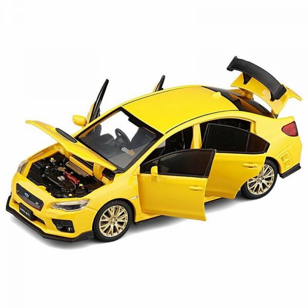 132 Subaru WRX STI Diecast Model Cars Pull Back LightSound Toy Gifts For Kids 294864308954 3