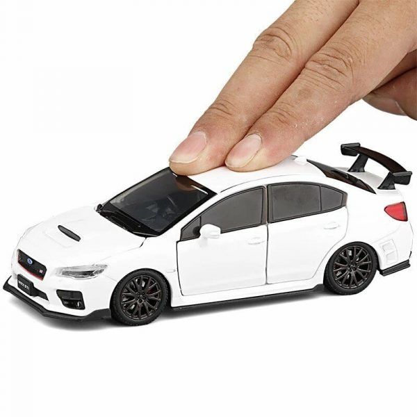 132 Subaru WRX STI Diecast Model Cars Pull Back LightSound Toy Gifts For Kids 294864308954 5