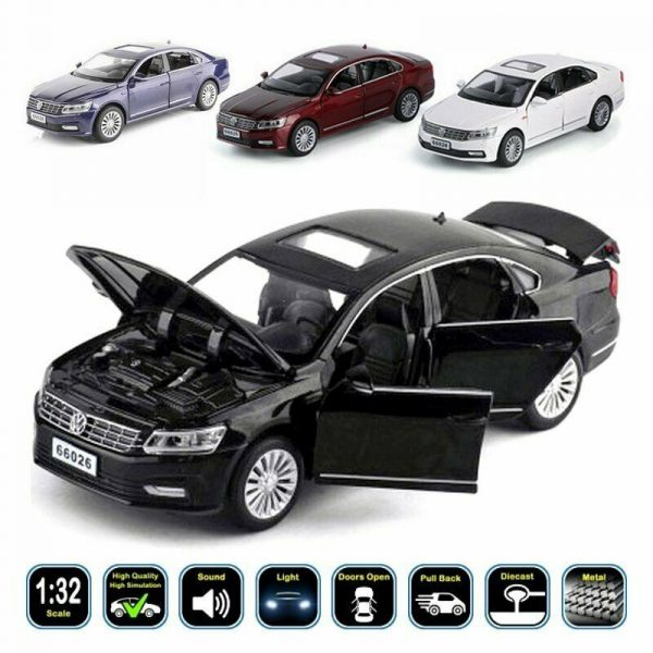 132 Volkswagen Passat Diecast Model Cars Pull Back Alloy Toy Gifts For Kids 292637625894