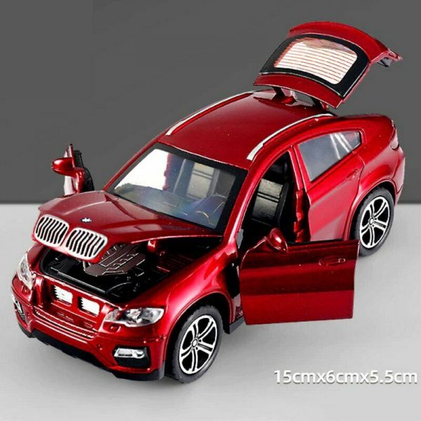 Variation of 132 BMW X6 Diecast Model Car Pull Back Light amp Sound Toy Gifts For Kids 293605174704 853f