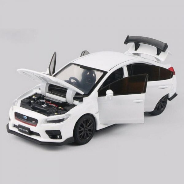 Variation of 132 Subaru WRX STI Diecast Model Cars Pull Back LightampSound Toy Gifts For Kids 294864308954 0f41