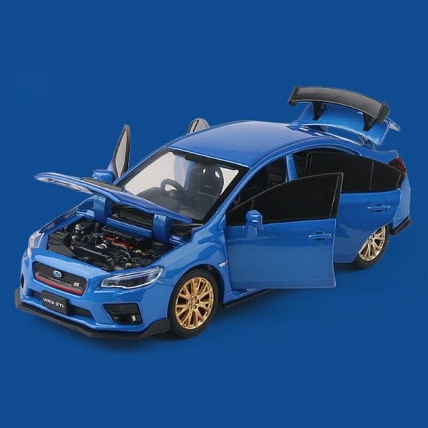 Variation of 132 Subaru WRX STI Diecast Model Cars Pull Back LightampSound Toy Gifts For Kids 294864308954 31a0