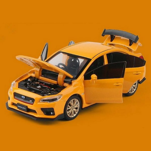 Variation of 132 Subaru WRX STI Diecast Model Cars Pull Back LightampSound Toy Gifts For Kids 294864308954 c397