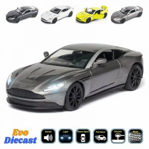 1:32 Aston Martin DB11 AMR Diecast Model Cars Pull Back Light Toy Gift For Kids