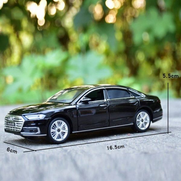 132 Audi A8 Sport Diecast Model Cars Pull Back Light Sound Toy Gift For Kids 294999216345 11