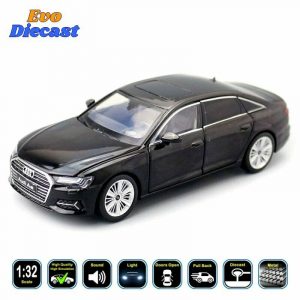 1:32 Audi A8 Sport Diecast Model Cars Pull Back Light & Sound Toy Gift For Kids