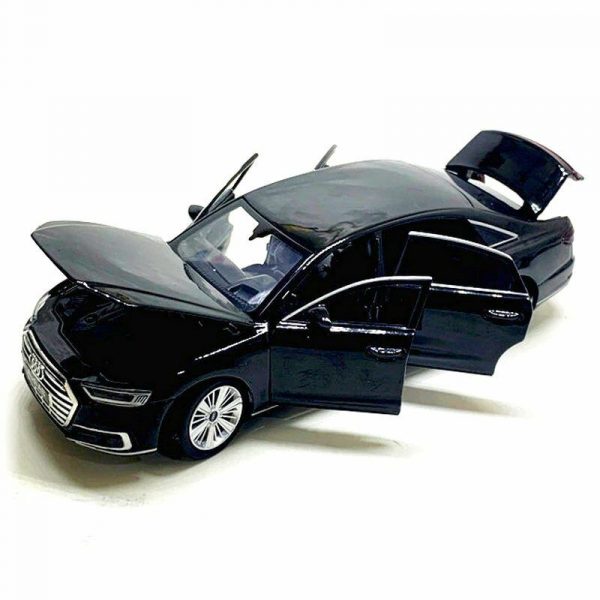132 Audi A8 Sport Diecast Model Cars Pull Back Light Sound Toy Gift For Kids 294999216345 6