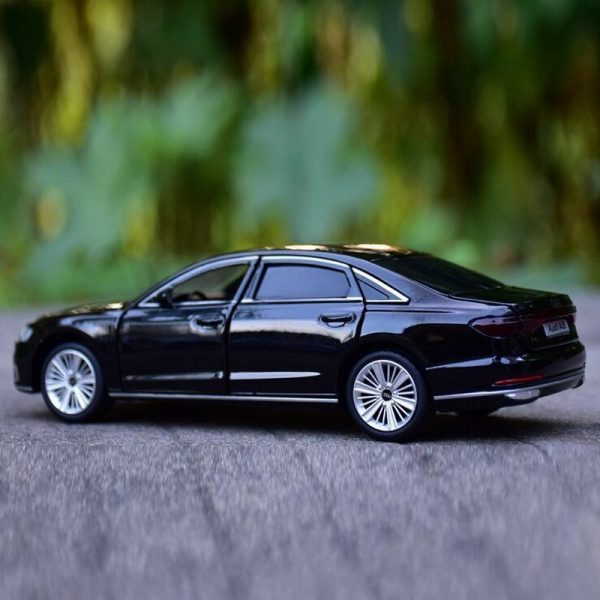 132 Audi A8 Sport Diecast Model Cars Pull Back Light Sound Toy Gift For Kids 294999216345 8