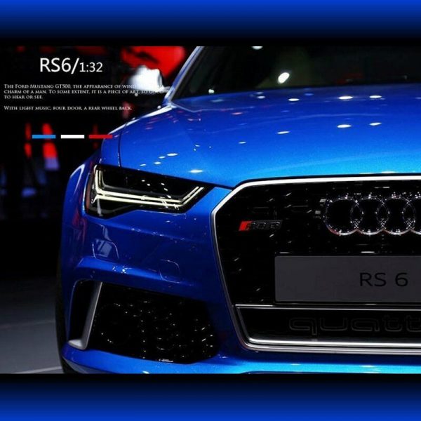 132 Audi RS6 Diecast Model Car High Simulation Light Sound Toy Gifts For Kids 293605257445 5