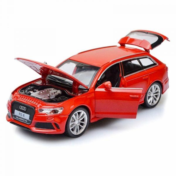 132 Audi RS6 Diecast Model Car High Simulation Light Sound Toy Gifts For Kids 293605257445 6