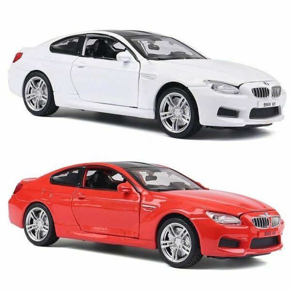 132 BMW M6 Diecast Model Car Pull Back Light Sound Toy Gifts For Kids 293605241245 11