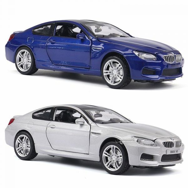 132 BMW M6 Diecast Model Car Pull Back Light Sound Toy Gifts For Kids 293605241245 12
