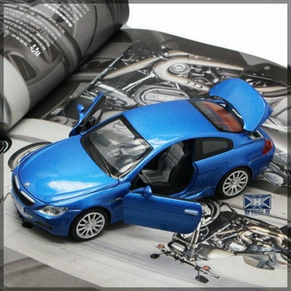 132 BMW M6 Diecast Model Car Pull Back Light Sound Toy Gifts For Kids 293605241245 2