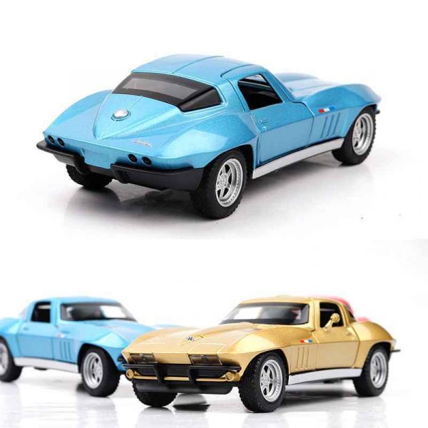 132 Chevrolet Corvette C2 1965 Diecast Model Car Pull Back Toy Gifts For Kids 293311631235 6