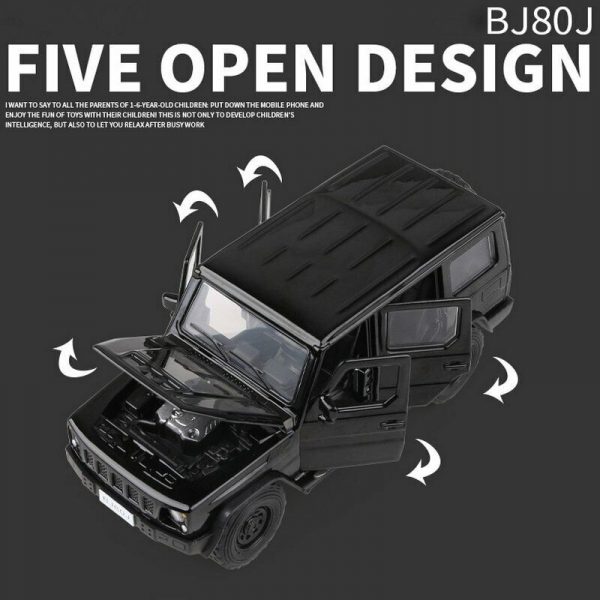 132 Jeep Beijing BJ80 Diecast Model Cars Pull Back Alloy Toy Gifts For Kids 294861878535 11