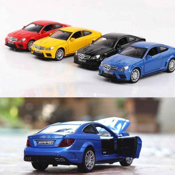 132 Mercedes AMG C63 C205 Diecast Model Cars Pull Back Toy Gifts For Kids 293310028435 2