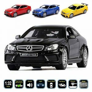 1:32 Mercedes-AMG C63 (C205) Diecast Model Cars Pull Back & Toy Gifts For Kids