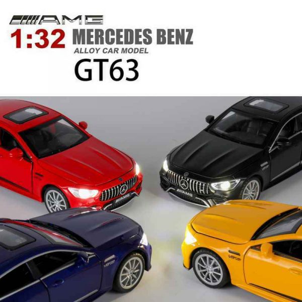 132 Mercedes AMG GT63 X290 Diecast Model Cars Pull Back Toy Gifts For Kids 293605263905 6